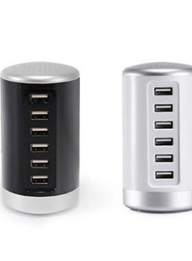 Port USB Travel Wall Charger 6 USB Desktop Charging Station