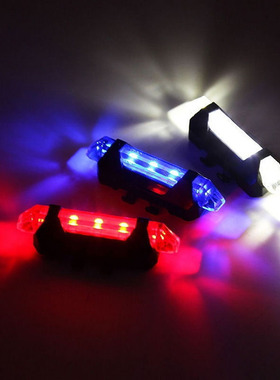 Rechargeable USB LED Bicycle Tail Light Mountain Bike Safety