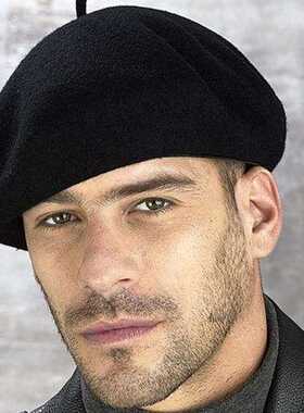 2018 Dualuse Painter Hats 100% wool beret winter men's forma
