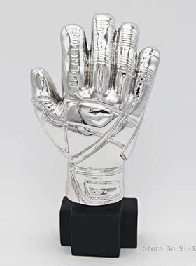 26cm height Best Goalkeeper Trophy gold plated football socc
