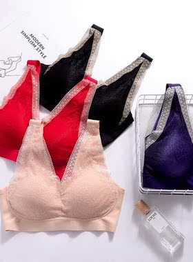 The 2023 new Plus-size Sleep Sports vest bra大码女文胸背心