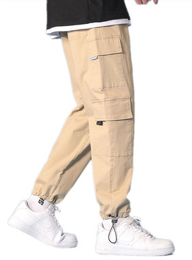 Cargo Pants Men's Sprng Lesure Bunched Pants Korean Hong K