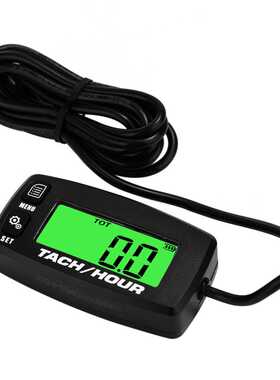 Portable Lightweight Backlit LCD Digital Tachometer Tach Hou