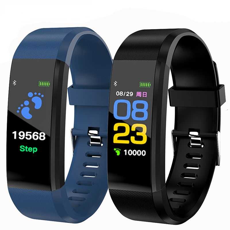 Sports Smart Bracelet Bluetooth Watch Waterproof Heart Rate - 图0