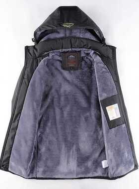 Large Size 7XL 8XL Thicken Fleece Men's Parkas Mountain Wa