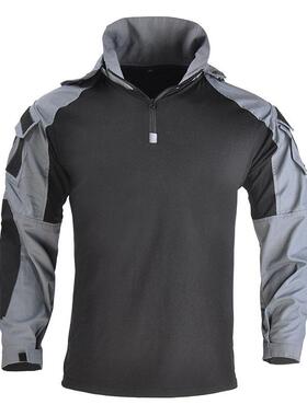 Men's Bomber Jacket Tactical Flig Jacket Coat Combat T-shi