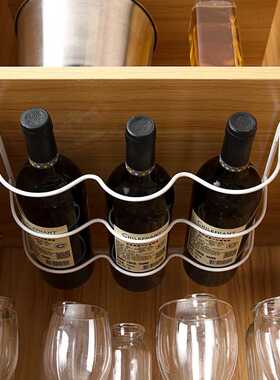 Iron Kitchen Organizer Refrigerator Rack Shelf Beer Wine Bot