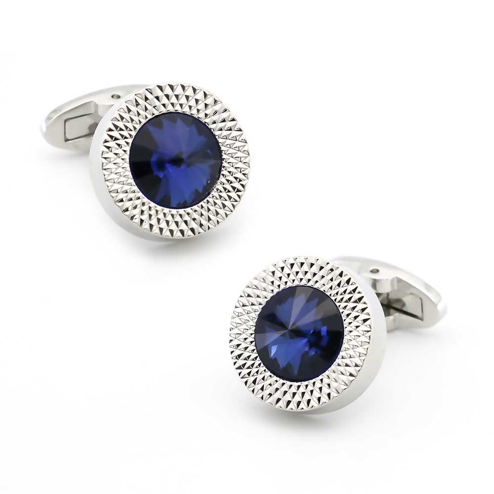 Free Shipping Crystal Cufflinks 28 Stone Designs Hotsale Cop - 图0