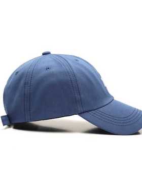 Embroidery Women's Cap Soft Cotton Men's Caps for Men M Lett