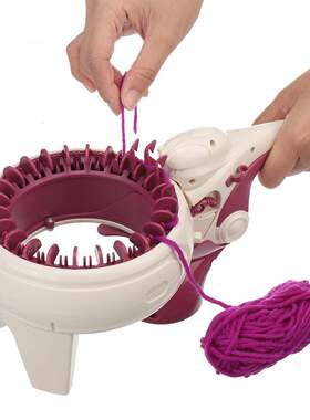 24 Needles Handmade Wool Knitting Machine Cylinder Wool Loom