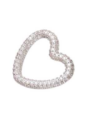 ZHOU 1PCS CZ crystal heart/star/rectangle pendant jewelry ma