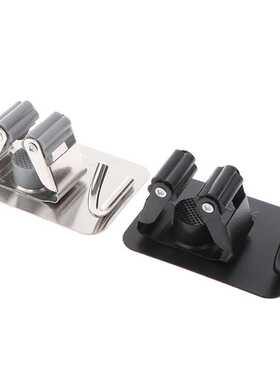 Wall Mounted Mop Organizer Storage Rack Stainless Steel Mop