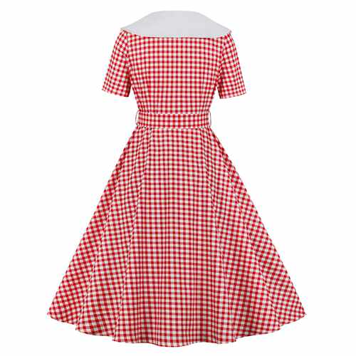 Audrey Hepburn Dress vestidos 50s Polk Dots Rockabilly dress - 图3