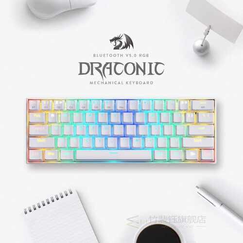 Redragon K50 Draconic Wireless Mechanical Keyboard 61 Keys - 图0