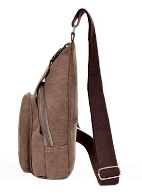 Oxford Men One Shoulder Backpack Women Sling Bag USB Boys