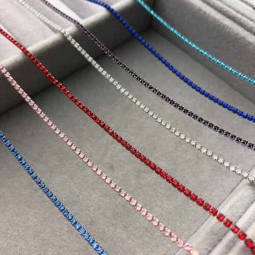 ss6 rhinestone cup chain opal colored base,fashion DIY jewel - 图3
