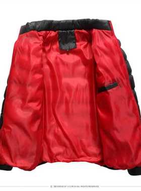 Men' s Packable Puffer Down Stand Collar Full Zip Jacket Out