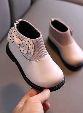 2021 Girls Martin Boots New Winter Kids Warm Elegant Princes