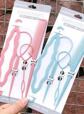 4pcs/set Magic Hair Braiding Twist Curler Styling Set Hairpi