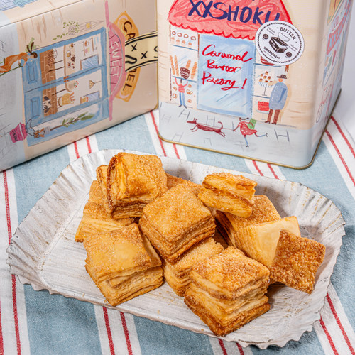 宿咕焦糖黄油千层酥高端饼干小零食休闲酥皮糕点下午茶点心小吃 - 图2