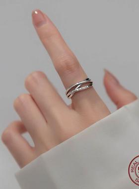 La Monada 54-58mm Resizable 925 Silver Rings For Women Real