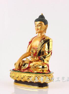 金刚不动如来佛北方不空成就如来树脂镀金彩绘小佛像供养殊胜