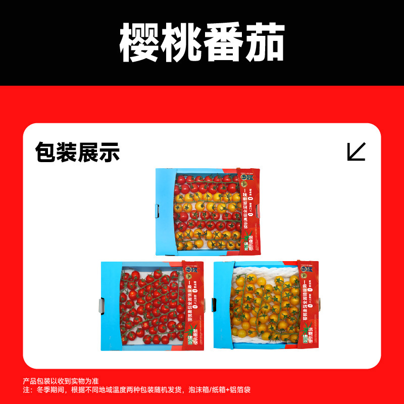 【一颗大】串番茄串收樱桃小西红柿新鲜自然熟老味道孕妇水果番茄