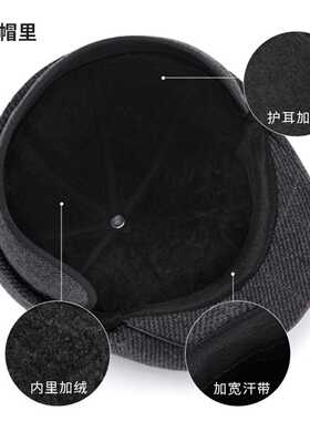老年爸爸帽子男款前进帽2