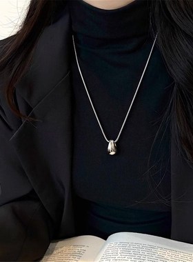 毛衣炼大气高级感长款女水滴吊坠项炼秋冬搭配饰毛衣炼子百搭