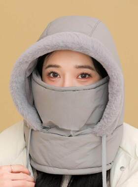 防寒雷锋帽东北女款护耳