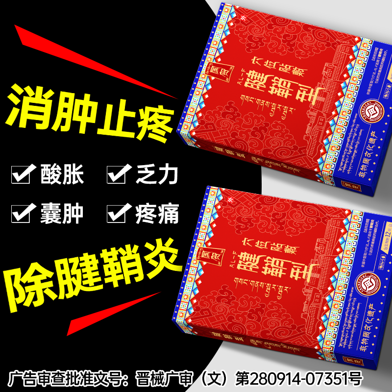 腱鞘炎护腕手腕手指大拇指网球肘关节疼痛热敷贴膏囊肿鼓包专用贴 - 图0