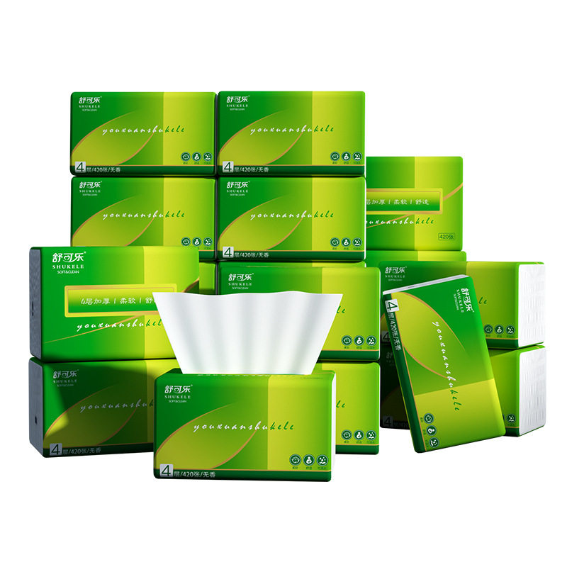 420张大尺寸抽纸餐巾纸大号擦手纸批发家庭实惠装卫生纸巾,淘宝优惠券,粉丝福利购,淘宝优惠卷