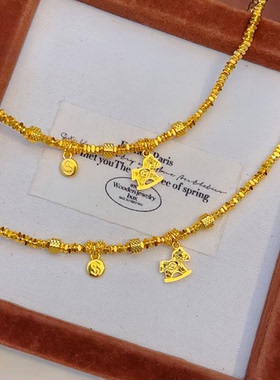 爆闪碎冰冰马上有钱碎金子小马手链