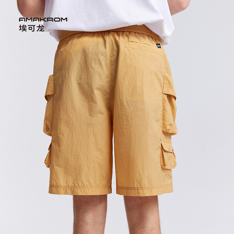 AMAKROM埃可龙 户外山系多口袋设计感轻薄舒适透气短裤休闲机能裤,淘宝优惠券,粉丝福利购,淘宝优惠卷
