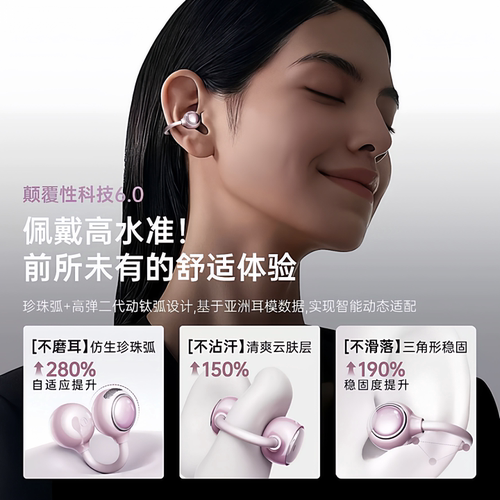 适用T6Pro P40Ultra S6 S2 T4 P60 X6 夜间安静学习无线蓝牙耳机 - 图2