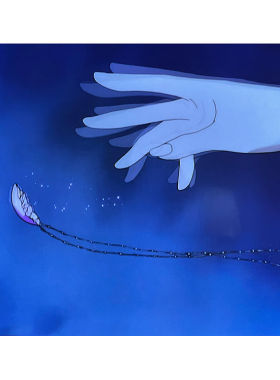 桔梗执念 犬夜叉四魂之玉收集状态时尚精致紫水晶项链仙2022精品