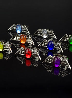 动漫家庭教师戒指指环项链彭格列西蒙玛雷地狱戒指指环VER周边