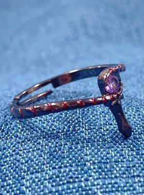 新款动漫东京食尸鬼金木研戒指周边半赫者蜈蚣形态东京喰种动漫