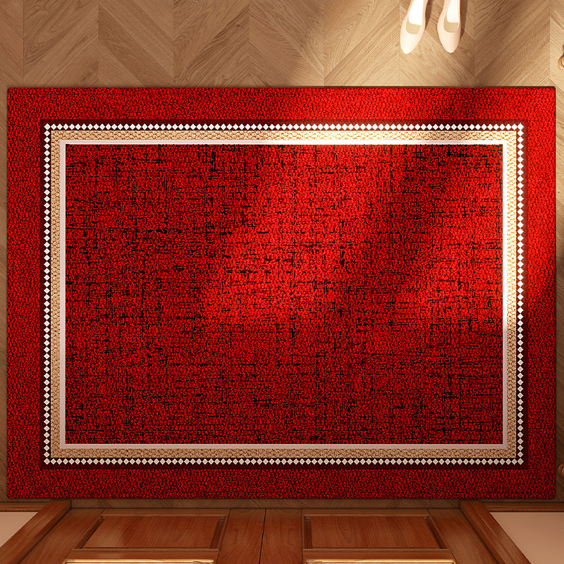 新年喜庆红色入户门地垫除尘耐脏门垫可裁剪地毯玄关大门进门脚垫,淘宝优惠券,粉丝福利购,淘宝优惠卷