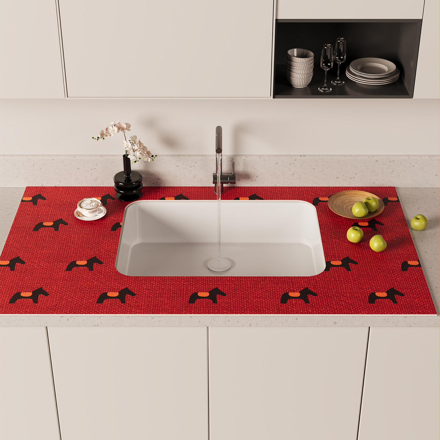 水龙头吧台满铺免洗可擦厨房硅藻泥洗漱台面垫沥水垫洗手台吸水垫,淘宝优惠券,粉丝福利购,淘宝优惠卷