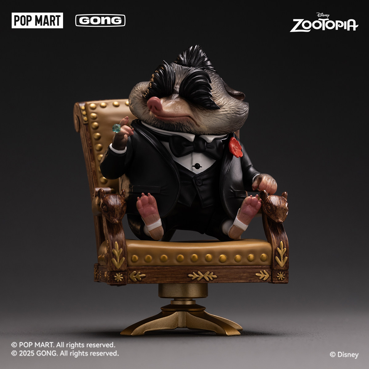 共鸣GONG 疯狂动物城MR.BIG大先生可动人偶 疯狂动物城可动人偶,淘宝优惠券,粉丝福利购,淘宝优惠卷