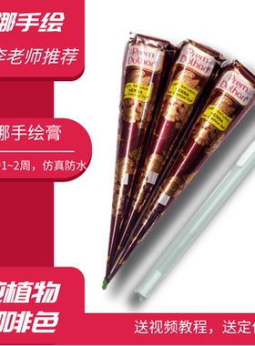 prem印度海娜手绘持久手绘包邮