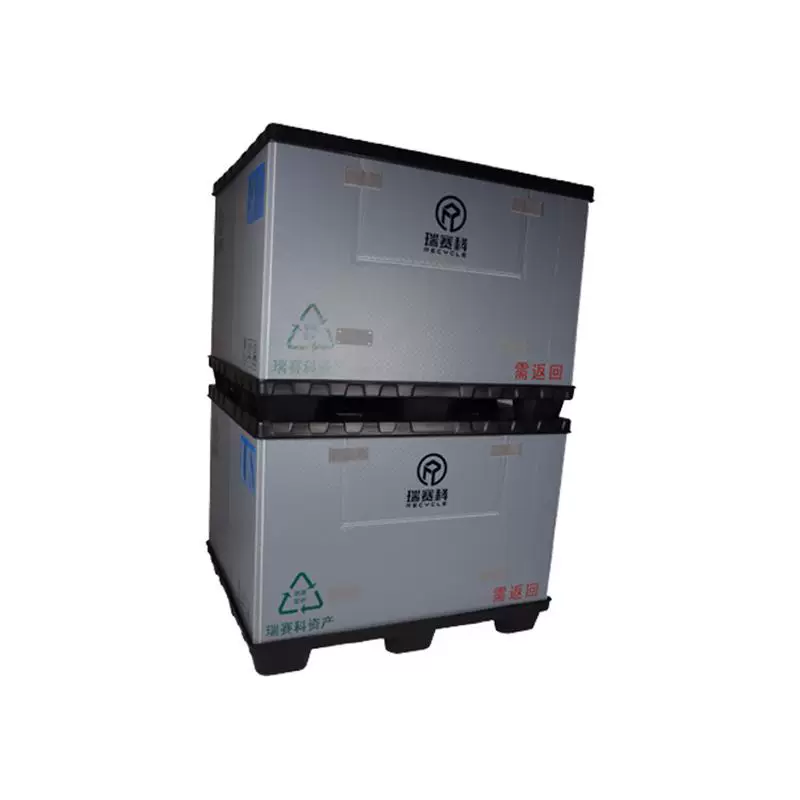 Customized manufacturers directly supply customized large plastic foldable enclosure boxes that can be reused.