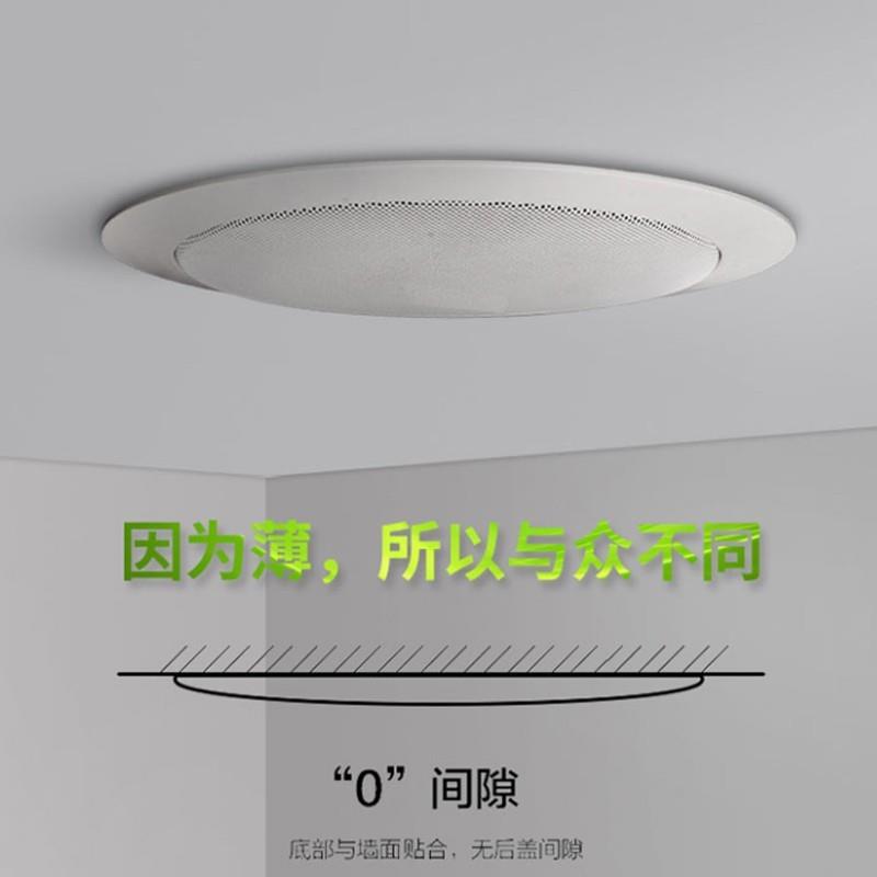 QISHENG home theater coaxial ceiling fixed resistance KTV living room ceiling HIFI speaker speaker Q