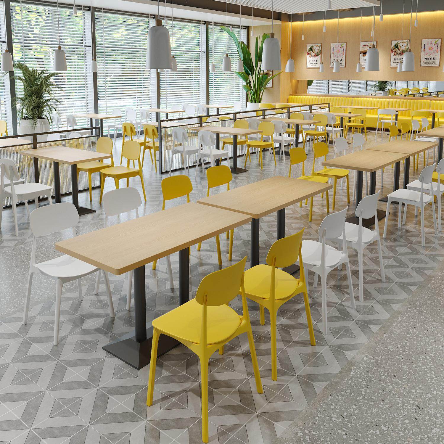 公司员工食堂学校餐厅餐饮饭堂小吃快餐奶茶店面馆桌椅组合商用,淘宝优惠券,粉丝福利购,淘宝优惠卷