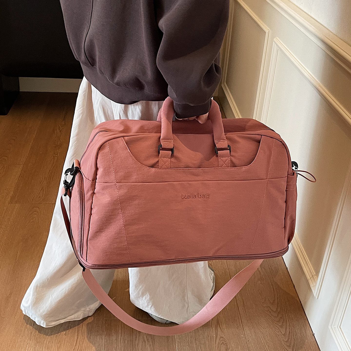 短途旅行包女大容量可拓展行李包袋干湿分离出差包旅游单肩斜挎包,淘宝优惠券,粉丝福利购,淘宝优惠卷