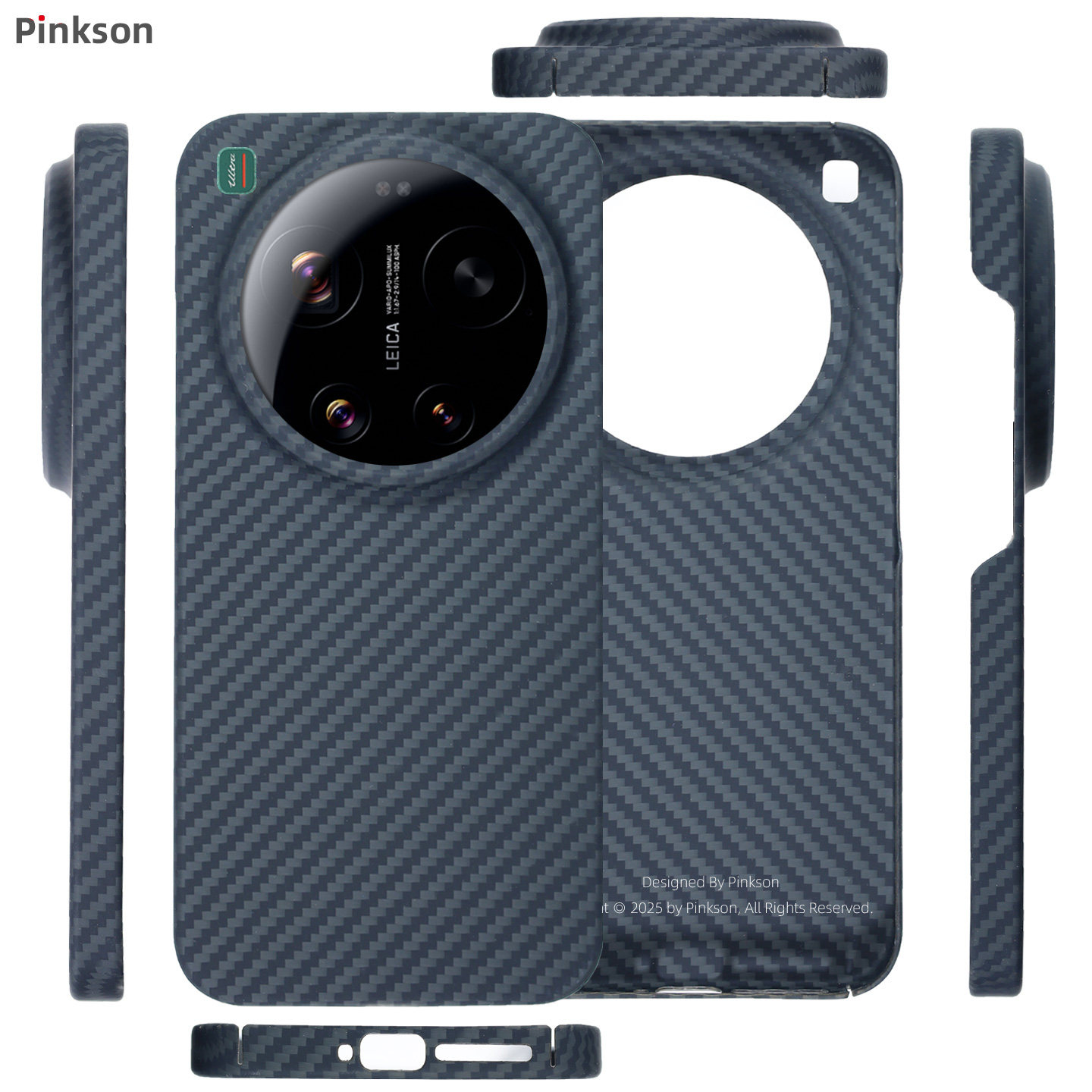 Pinkson适用小米17Ultra手机壳17U凯夫拉芳纶碳纤维纹保护套超薄全包磨砂硬壳男士新潮款商务简约轻薄,淘宝优惠券,粉丝福利购,淘宝优惠卷