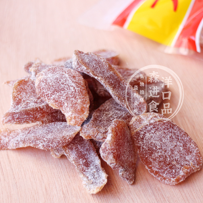 包邮大阳恋之园红糖姜片干黑糖茶配蜜饯果干果脯酸甜微辣休闲零食