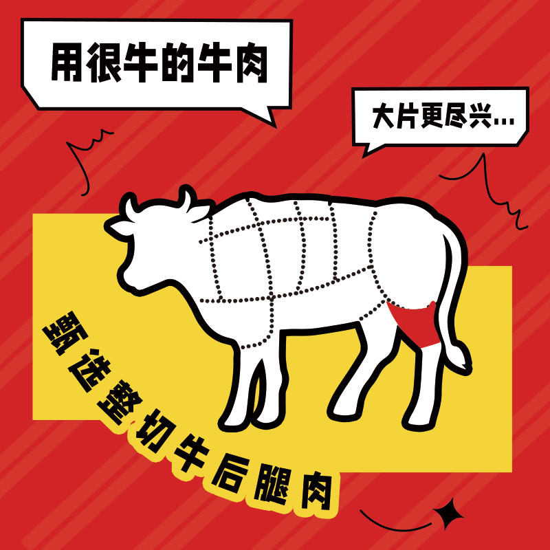 乐高麻辣原切手撕怀旧网红牛肉干 乐高食品牛肉类