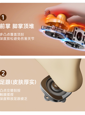 送礼好物仿真人手热敷足疗机